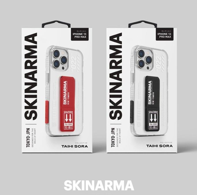 Черно-прозрачный чехол Skinarma Taihi Sora для iPhone 13 Pro Max (6.7) Black