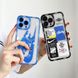 Чехол для iPhone 11 Pro Max Nike с защитой камеры Прозрачно-синий