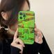 Чохол для iPhone 11 Pro Max 3D Bearbrick off White Зелений