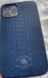 Синий чехол Santa Barbara Polo Knight Змеиная кожа для iPhone 12 Pro Max