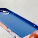 Чохол для iPhone 12 Lady Fashion з боковою печаттю і захистом камери Синій