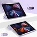 Чехол-книжка для iPad Pro 11/Air 4-5 (10.9) 11" Фиолетовый с цветами Magnetic Case