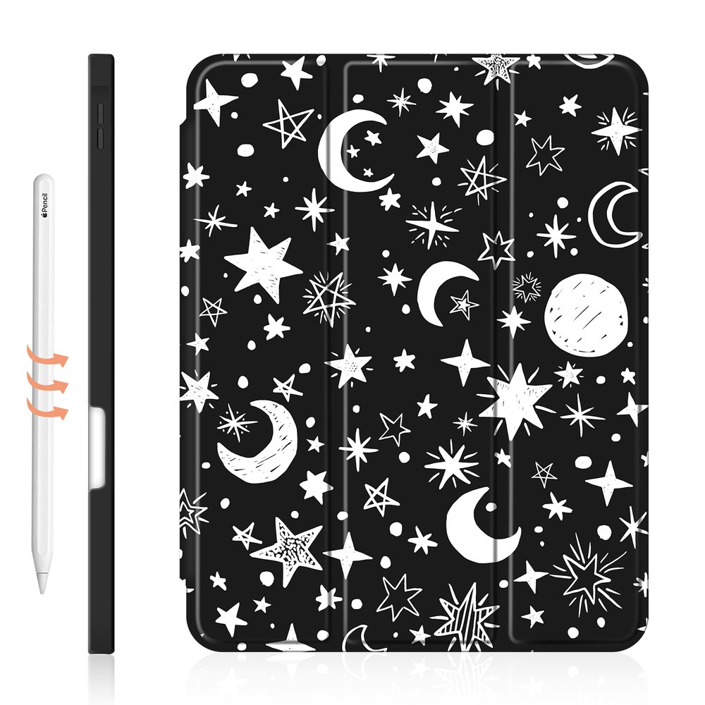 Чехол-книжка для iPad Pro 10.5/Air 3 10.5" Звездная ночь Черный Magnetic Case