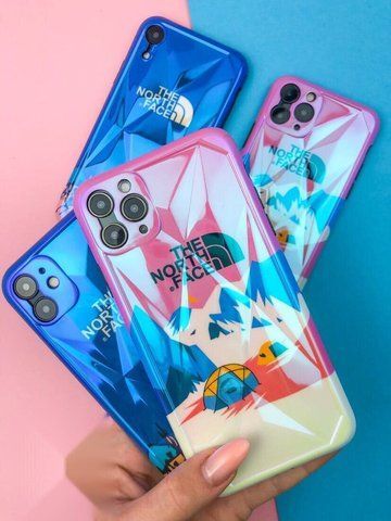 Чехол The North Face "Юрта" для iPhone 11 Pro Max розового цвета