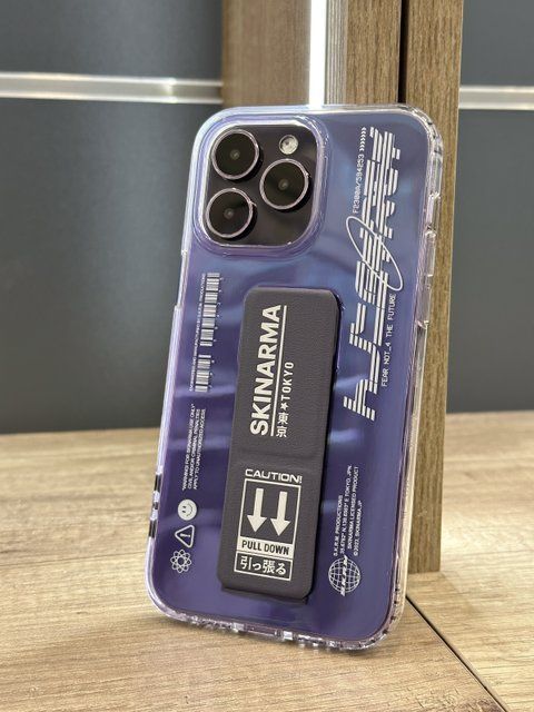 Градиентый чехол для iPhone 14 Pro Skinarma Taihi Kobai Purple