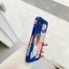 Синий чехол Lady Fashion с боковой печатью для iPhone 12 Pro + защита камеры