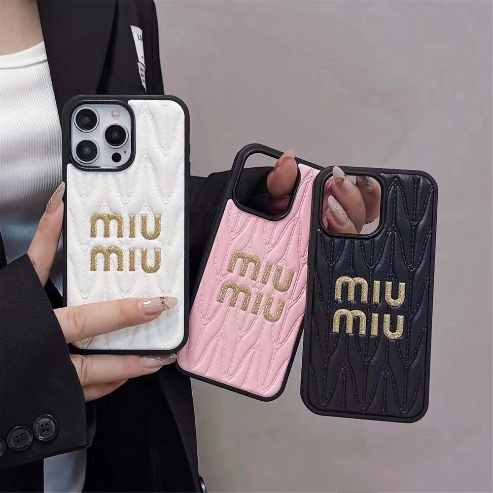 Чехол для iPhone 14 MIU MIU Black