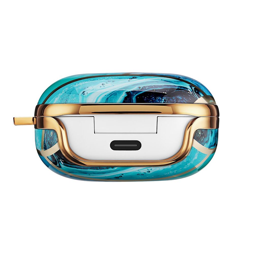 Дизайнерський чохол для Samsung Galaxy Buds Live Бірюзовий мармур