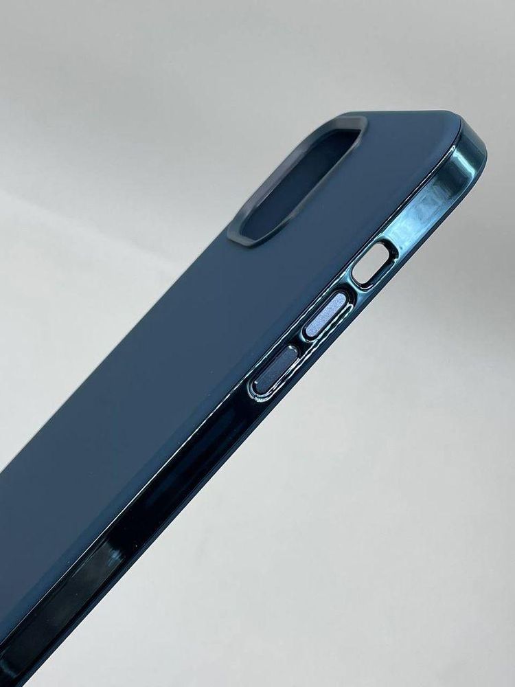 Синий чехол для iPhone 12 Polo Lorcan Blue