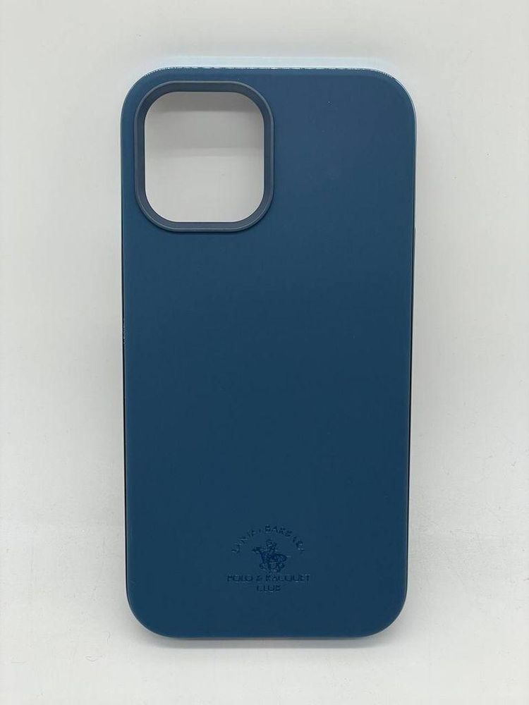 Синій чохол для iPhone 12 Polo Lorcan Blue