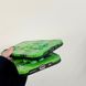 Чехол для iPhone 12 Pro Max 3D Bearbrick off White Зеленый