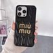 Чехол для iPhone 14 MIU MIU Black