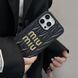 Чехол для iPhone 14 MIU MIU Black