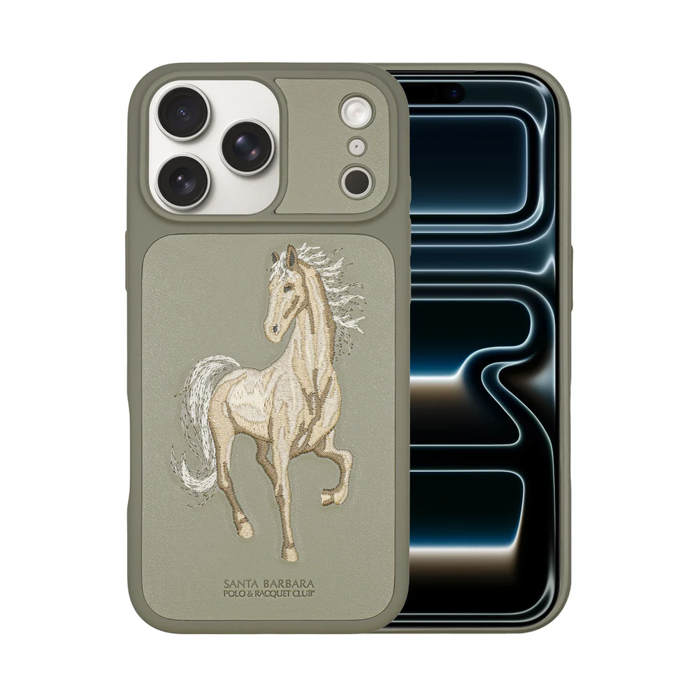 Чехол для iPhone 17 Pro Boris Santa Barbara Polo Grey
