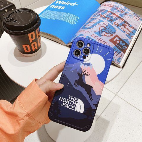 Синий Чехол "Горный олень" для iPhone 12 Pro