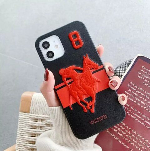 Шкіряний чохол для iPhone 13 Pro Max Santa Barbara Polo Garner Чорний