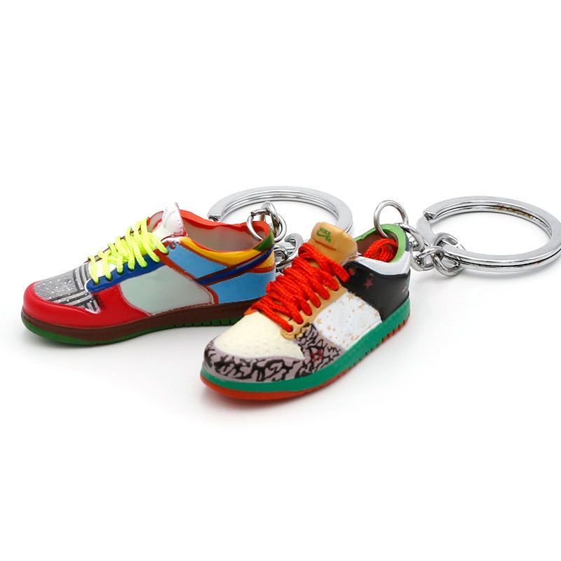 Брелок (ключница) Nike SB What The Dunk 3D мини-кроссовки, 1 пара