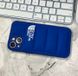 Пуферный чехол-пуховик для iPhone XS Max The North Face Синий