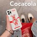 Чехол Bearbrick Кока-Кола для iPhone 13 Pro Max Белый