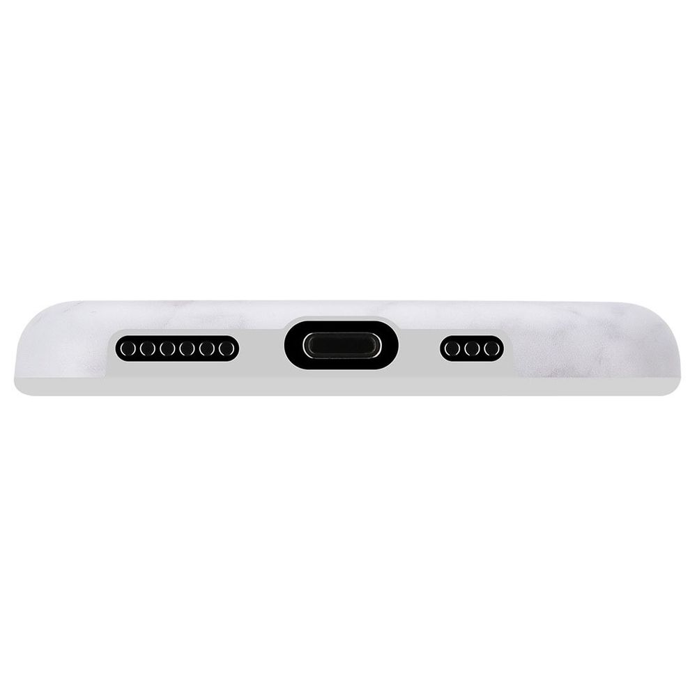 Силиконовый чехол на iPhone 11 Pro Белый мрамор