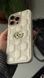 Чехол для iPhone 15 Pro Gucci Embossed Puffer Молочный