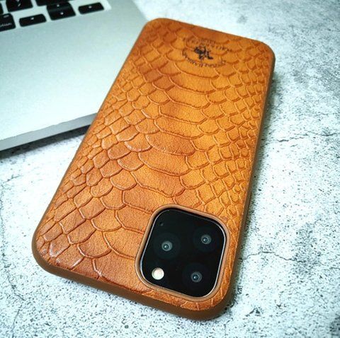 Коричневый кожаный чехол Santa Barbara Polo Knight для iPhone 11 Pro Max