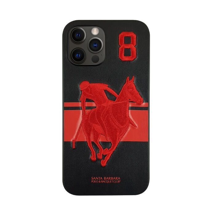 Кожаный чехол Santa Barbara Polo Garner для iPhone 13 black