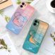 Розовый стеклянный чехол Bearbrick Kaws для iPhone 11 Pro