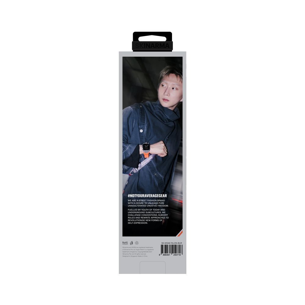 Ремешок Skinarma Talon Apple Watch Ultra Strap 49 mm Orange