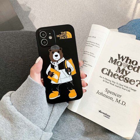Черный чехол The North Face "Медведь" для iPhone 11 Pro