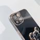 Чохол для iPhone 14 Plus Bearbrick Kaws з кронштейном Чорний
