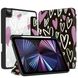 Чехол-книжка для iPad Pro 11/Air 4-5 (10.9) 11" Сердце Черный Magnetic Case