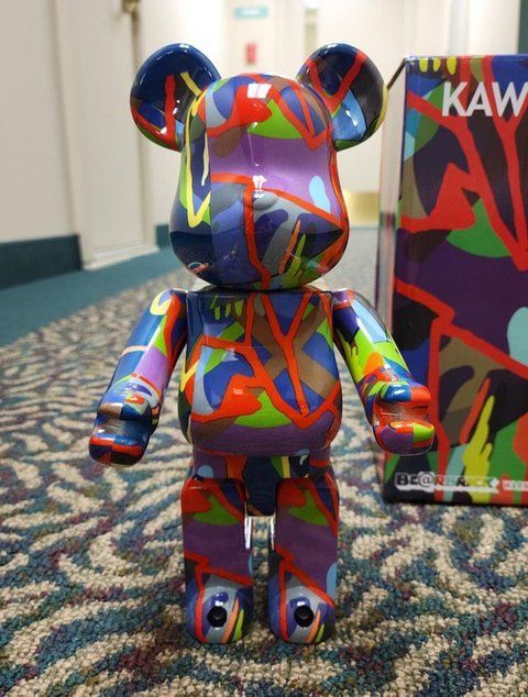 Фігурка Kaws Bearbrick Tension Абстрактний 400%, 28 см