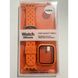 Ремешок + чехол для Apple Watch 44 мм Плетение Silicone Orange