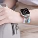 Ремінець з біло-блакитних намистин "Колоритний" для Apple Watch 38-41 мм (Series 6/5/4/3/2)