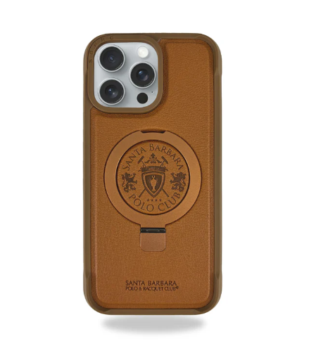 Чехол для iPhone 16 Primo Santa Barbara Polo Brown