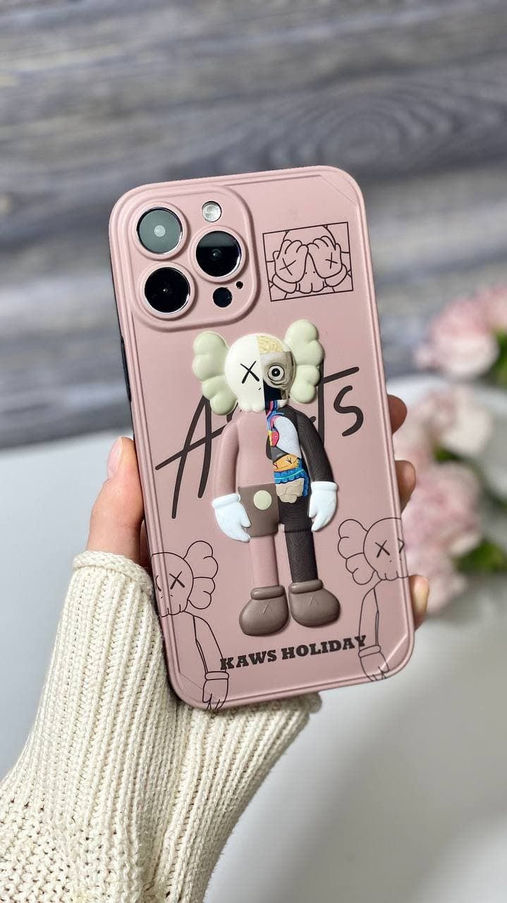 Чехол Kaws Holiday Dissected Companion для iPhone XR Коричневый | Pikasso