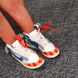 Брелок (ключниця) Air Jordan 3D міні-кроссовки Червоно-білий, 1 пара