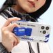 Чехол Skinarma Ryoiki для iPhone 13 Pro Max Clear + Blue с магнитной подставкой