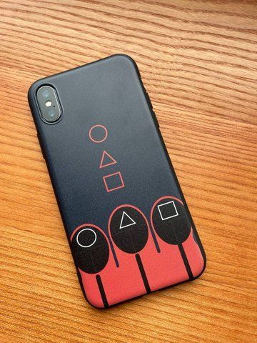 Чохол для iPhone 11 Pro "Символ гри в кальмара" Чорний