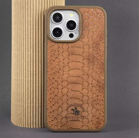 Чехол для iPhone 16 Knight Santa Barbara Polo Brown