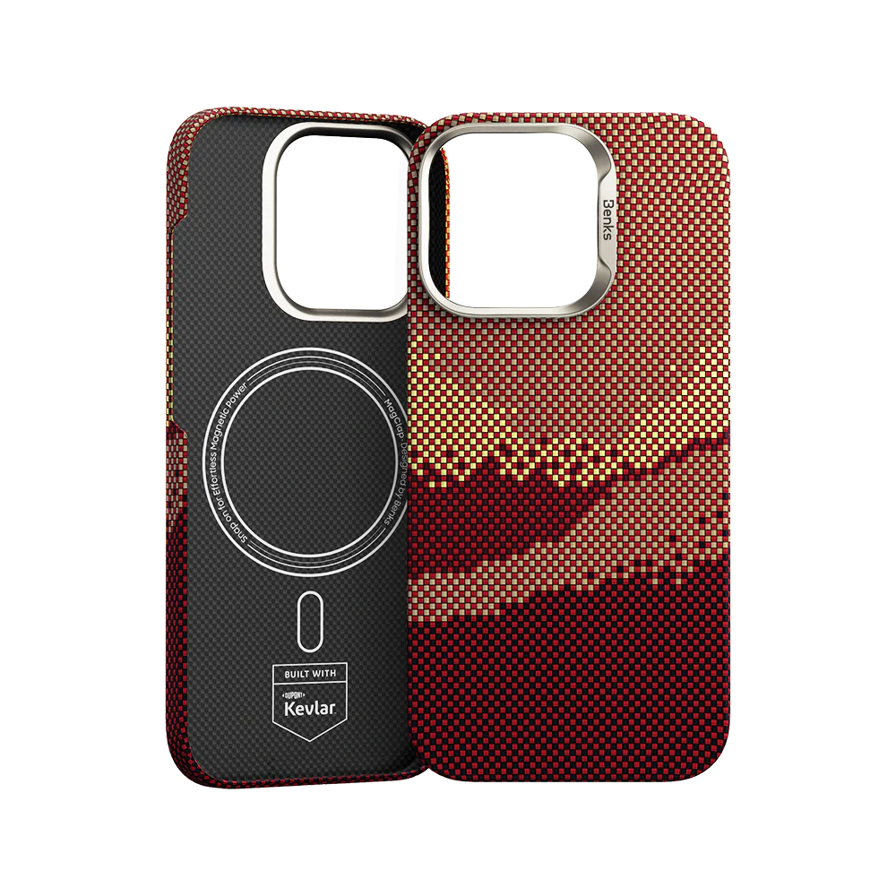 Чехол Benks для iPhone 16 Pro Max GoldenTide Magnetic Kevlar