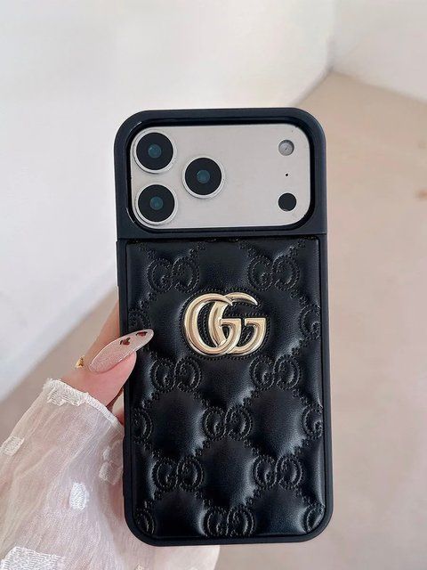 Чохол для iPhone 17 Air Gucci Embossed Puffer Чорний