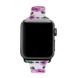 Силіконовий білий ремінець "Бузкові троянди" для Apple Watch 42-45 мм (Series 6/5/4/3/2)
