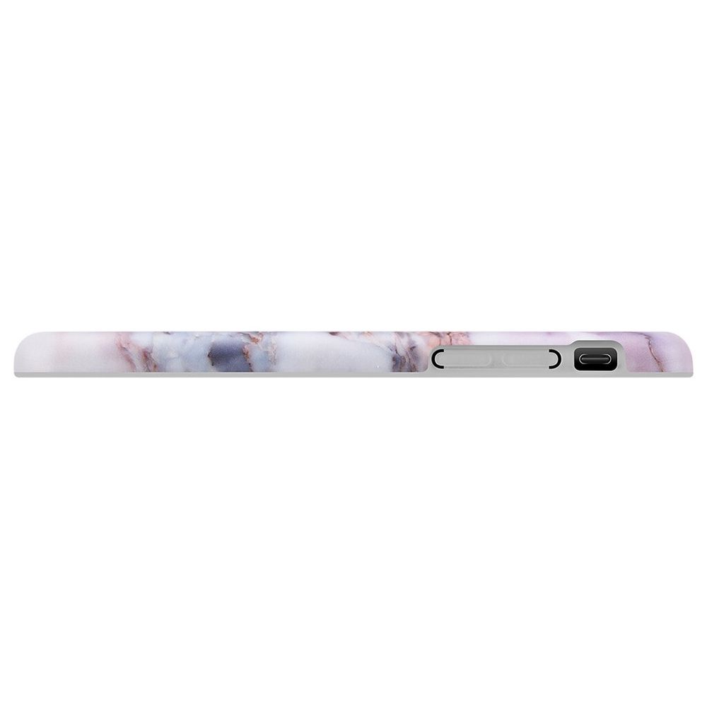 Силиконовый чехол на iPhone 11 Pro Max Фиолетовый мрамор