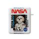 Чохол для Apple Airpods 1/2 NASA Місячний пес Білий