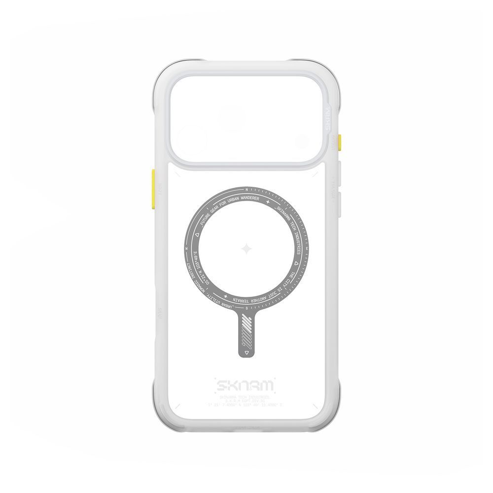 Чехол для iPhone 18 Pro Max Skinarma Avion (2026) (Mag-Charge + Drift-Node&trade; Bumper) Frost