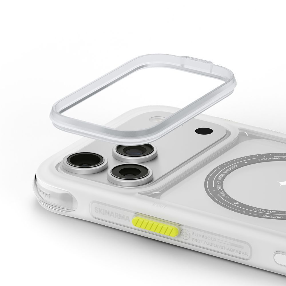 Чехол для iPhone 18 Pro Max Skinarma Avion (2026) (Mag-Charge + Drift-Node&trade; Bumper) Frost