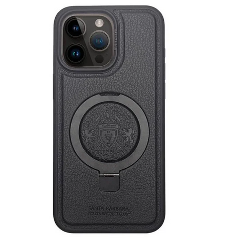Чехол для iPhone 15 Pro Max Primo Santa Barbara Polo Black